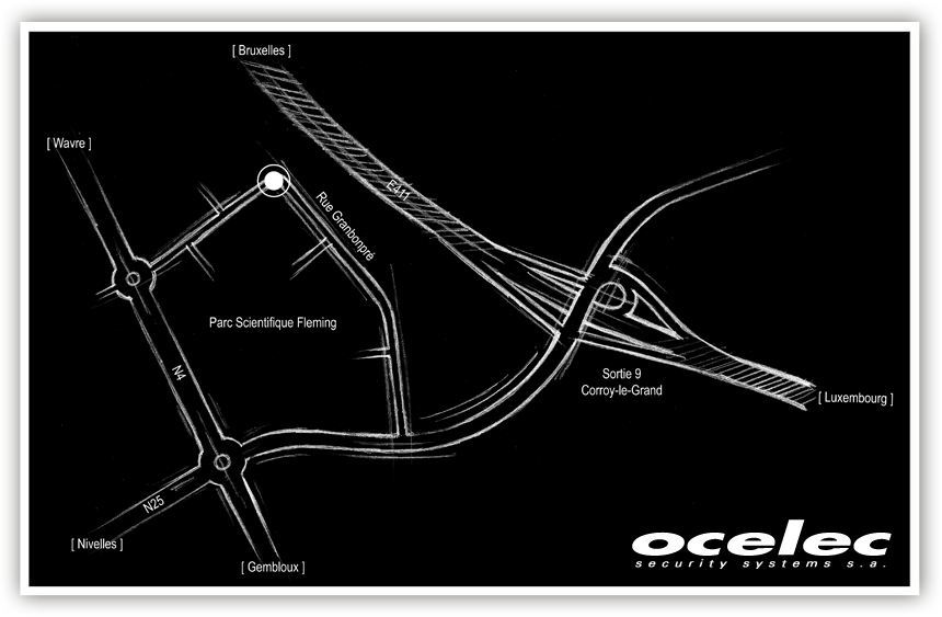 Plan d'accès Ocelec
